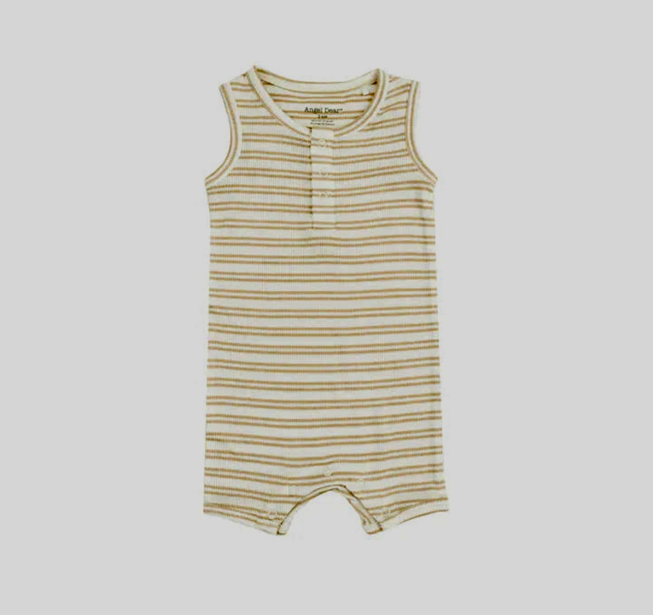 Angel Dear Sleeveless Stripe Shortie Romper