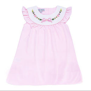 Sweet Dreams Pink Bow and Flowers Dress