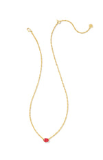 Load image into Gallery viewer, Cailin Red Crystal Pendant Gold Necklace
