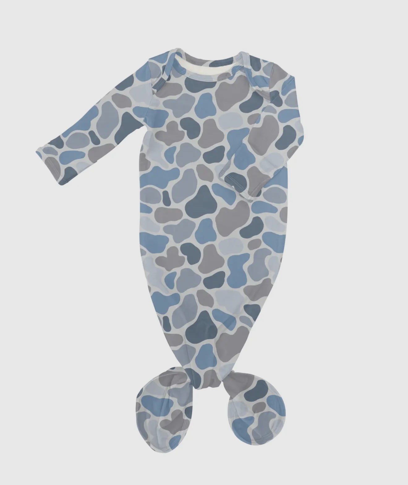 Watercolor Camo Soft Knotted Gown