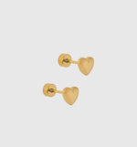 Load image into Gallery viewer, Hadley Screwback Heart Earrings
