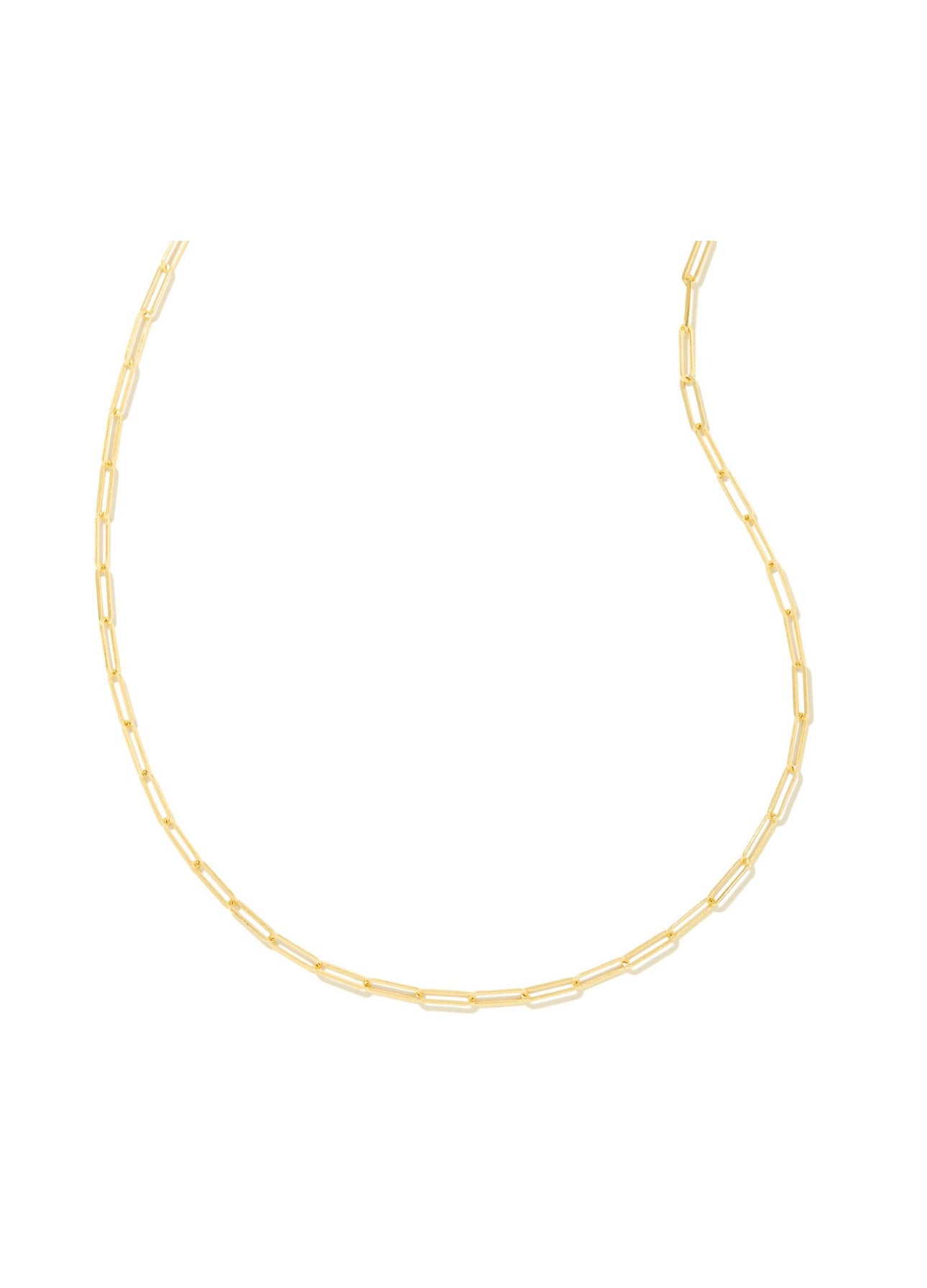 Courtney Paperclip Gold Necklace