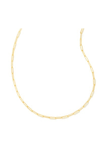 Courtney Paperclip Gold Necklace