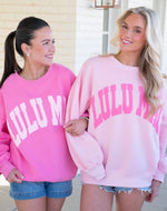 Load image into Gallery viewer, Lulu Mac Pink/Lt Pink Puff Sweatshirt

