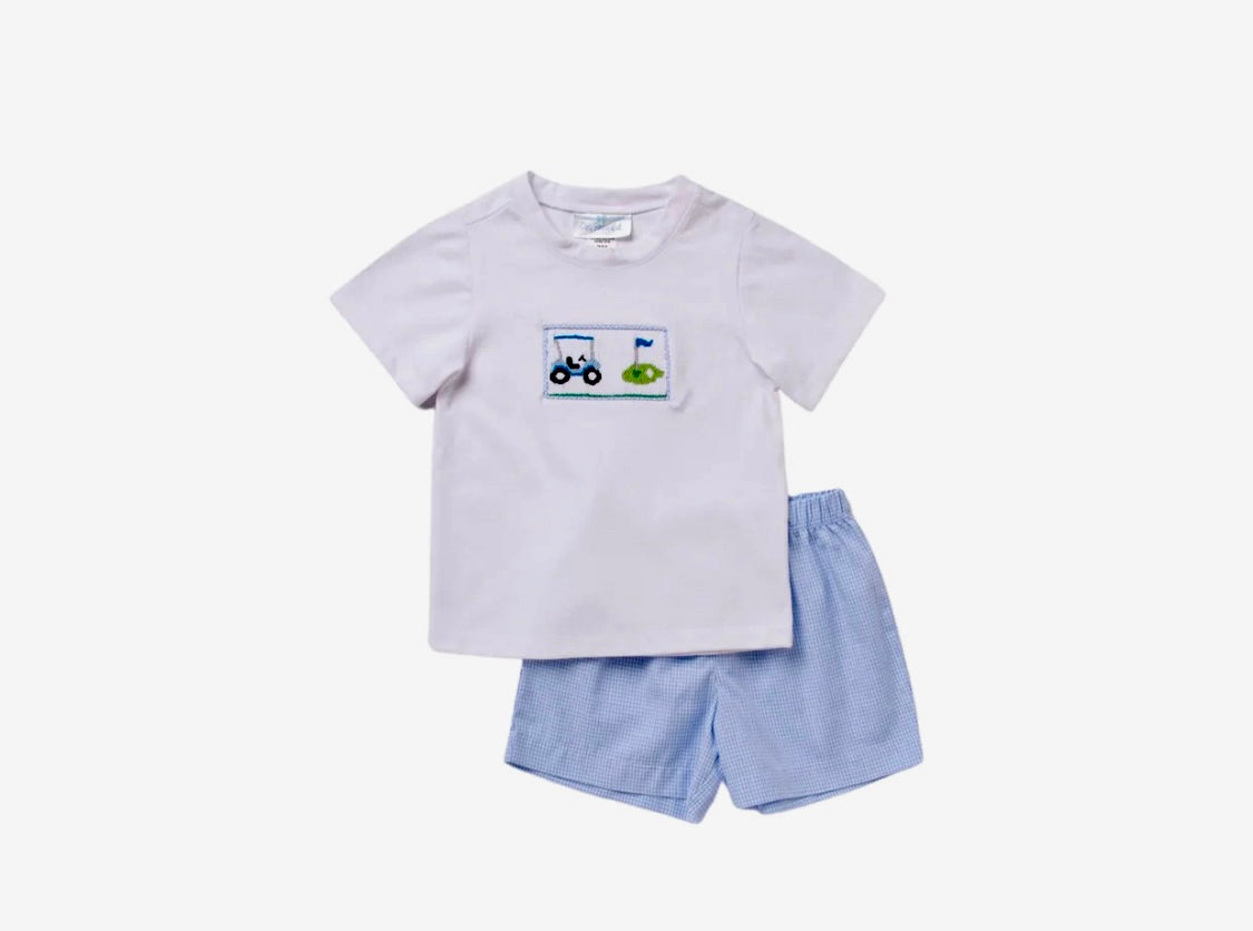 Baby Boy Golf Short Set