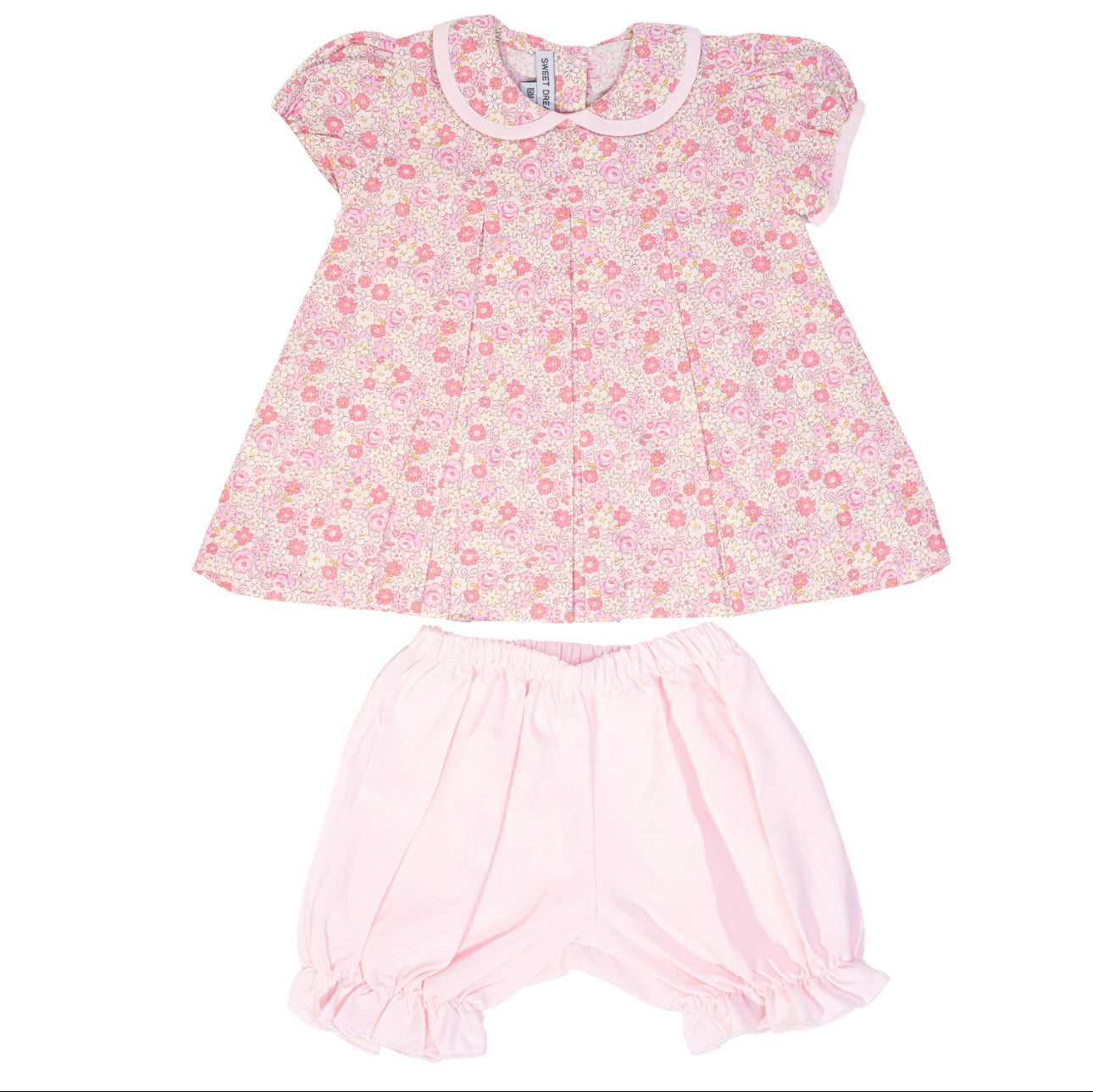 Sweet Dreams Brooklyn Pink Floral Bloomer Set