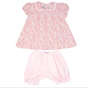 Sweet Dreams Brooklyn Pink Floral Bloomer Set