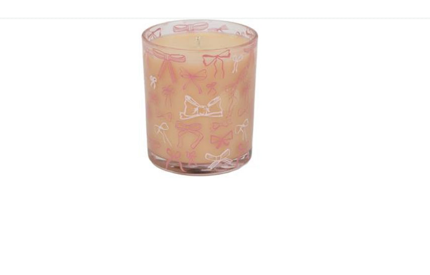 Sweet Grace Pink Bow Candle
