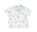 Load image into Gallery viewer, Angel Dear Country Club Dogs Neutral
Polo with Casual Short
