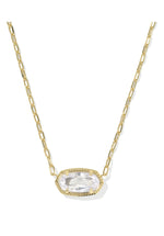 Load image into Gallery viewer, Elisa Luxe Gold Short Pendant Kendra Scott Necklace
