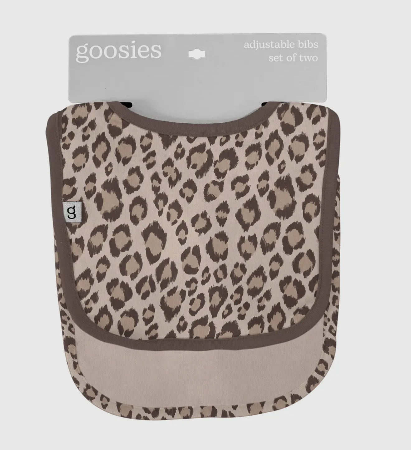 Goosies Leopard Set of 2 Bibs