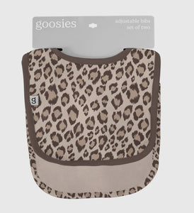 Goosies Leopard Set of 2 Bibs