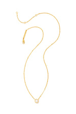 Load image into Gallery viewer, Davie White Pearl 18k Gold Vermeil Pendant Necklace
