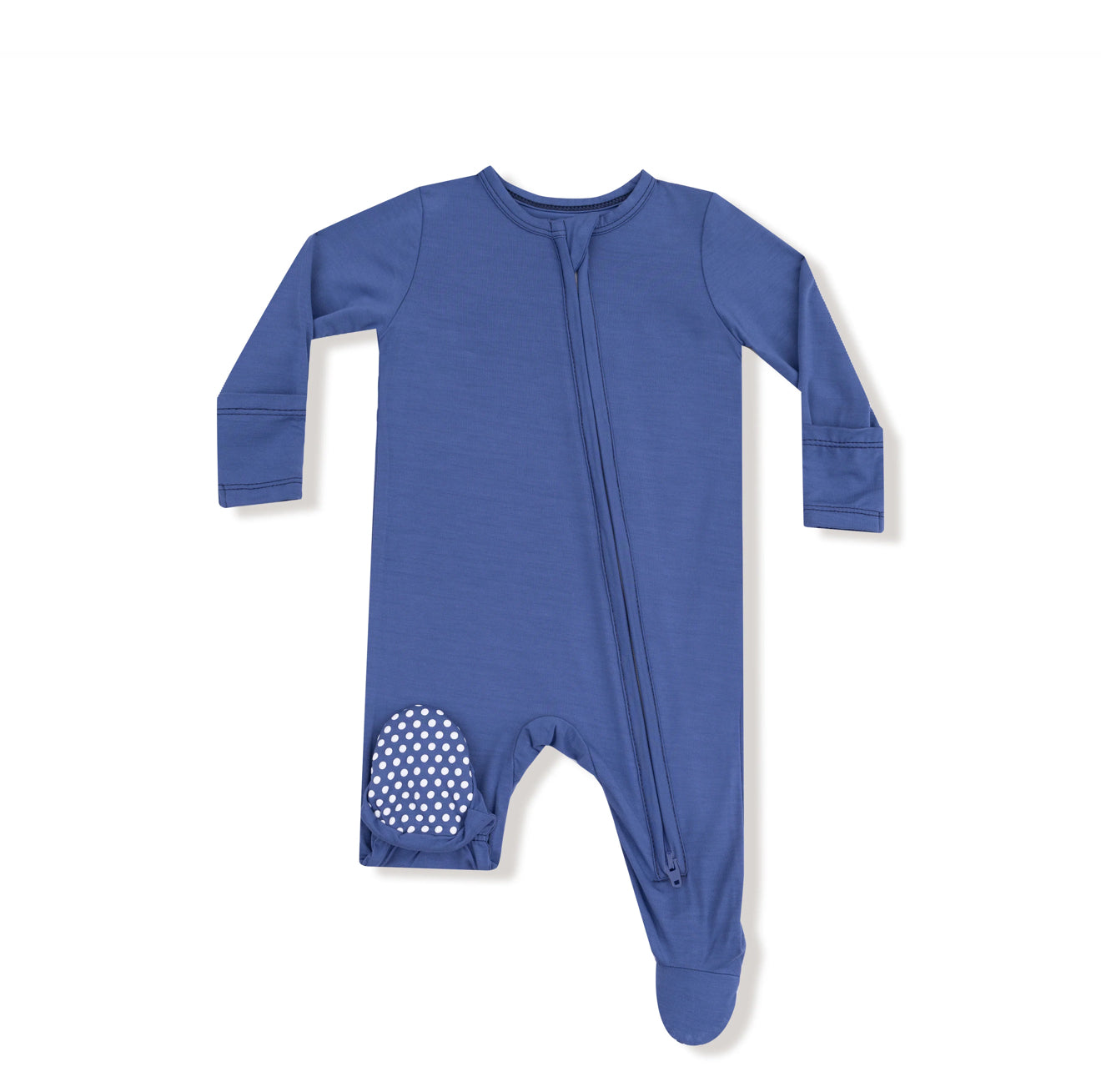 Navy Gripper Non-Slip Cozy Little Snuggles