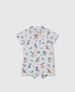 Load image into Gallery viewer, Angel Dear Country Club Dogs Neutral
Polo Shortie
