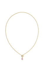 Load image into Gallery viewer, Mini Elisa Toggle Short Pendant  Necklace Gold Azalea Illusion
