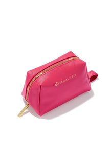 Small Hot Pink Cosmetic Zip Case