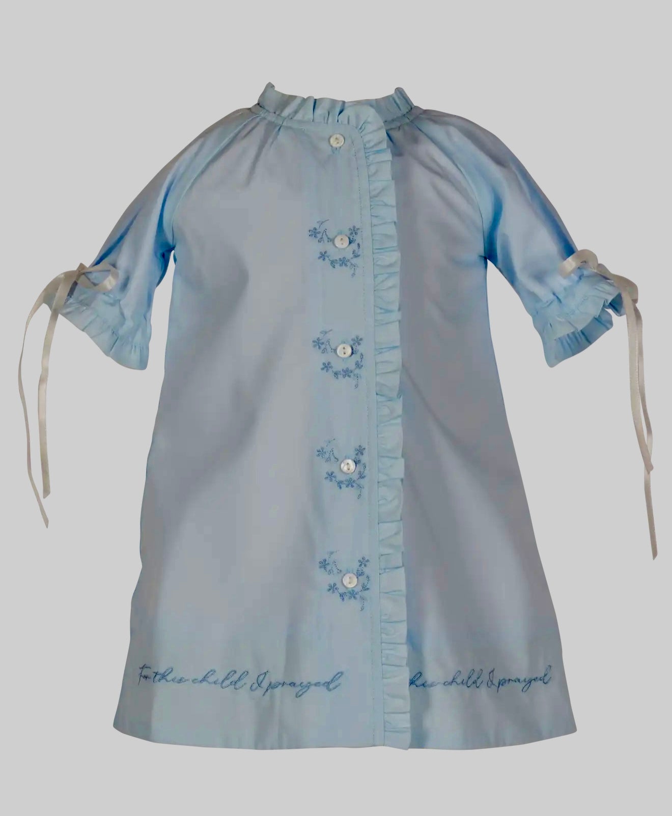 For This Child I Prayed Blue Daygown