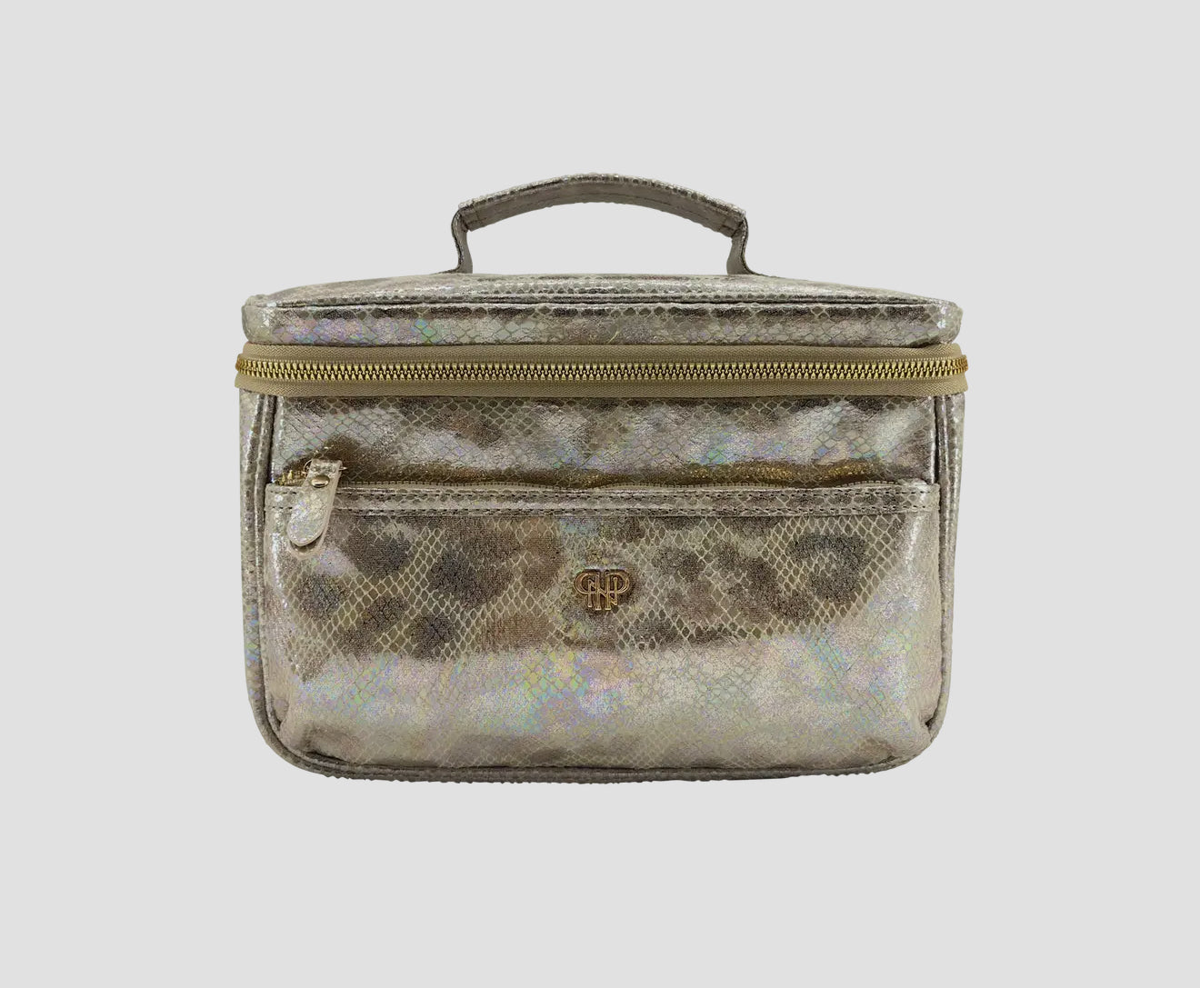 Classic Train Case - Glimmer Leopard