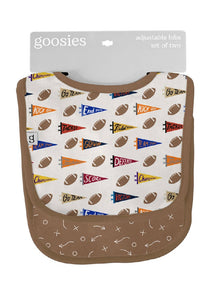 Goosies Go Team Football Set of 2 Bib Set