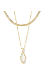 Load image into Gallery viewer, Evelyn Rock Crystal Dichroic Multi Strand Gold Necklace
