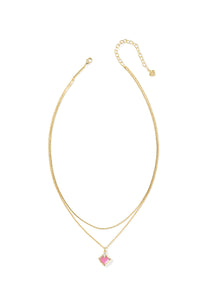 Joelle Azalea Illusion Multi Strand Gold Necklace
