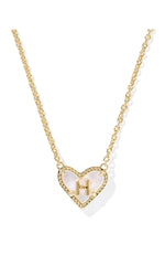 Load image into Gallery viewer, Kendra Scott Heart Letter H Short Pendant Necklace
