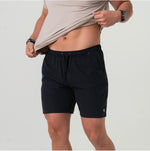 Load image into Gallery viewer, Burlebo Heather Black Retro Duck Camo Liner Shorts
