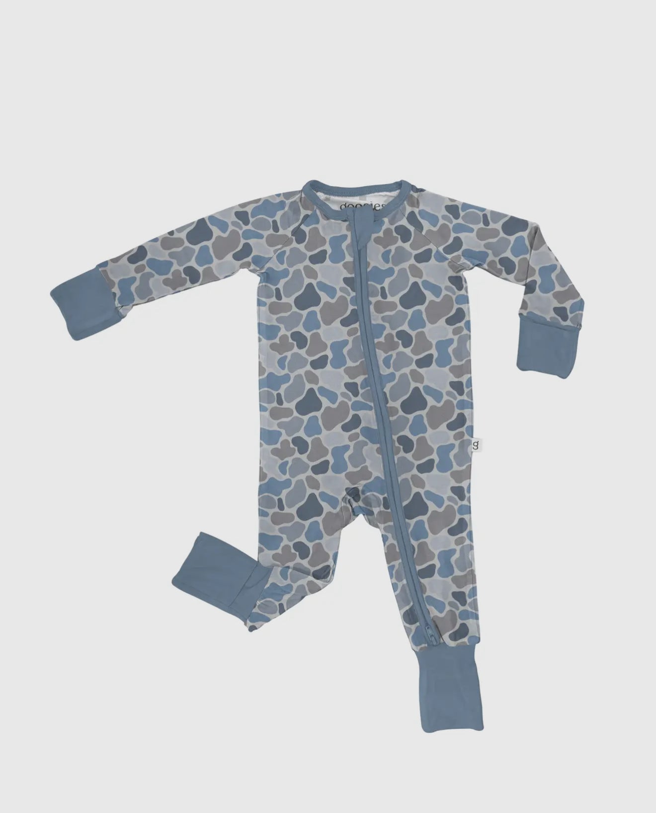 Watercolor Camo Zip Convertible Pjs