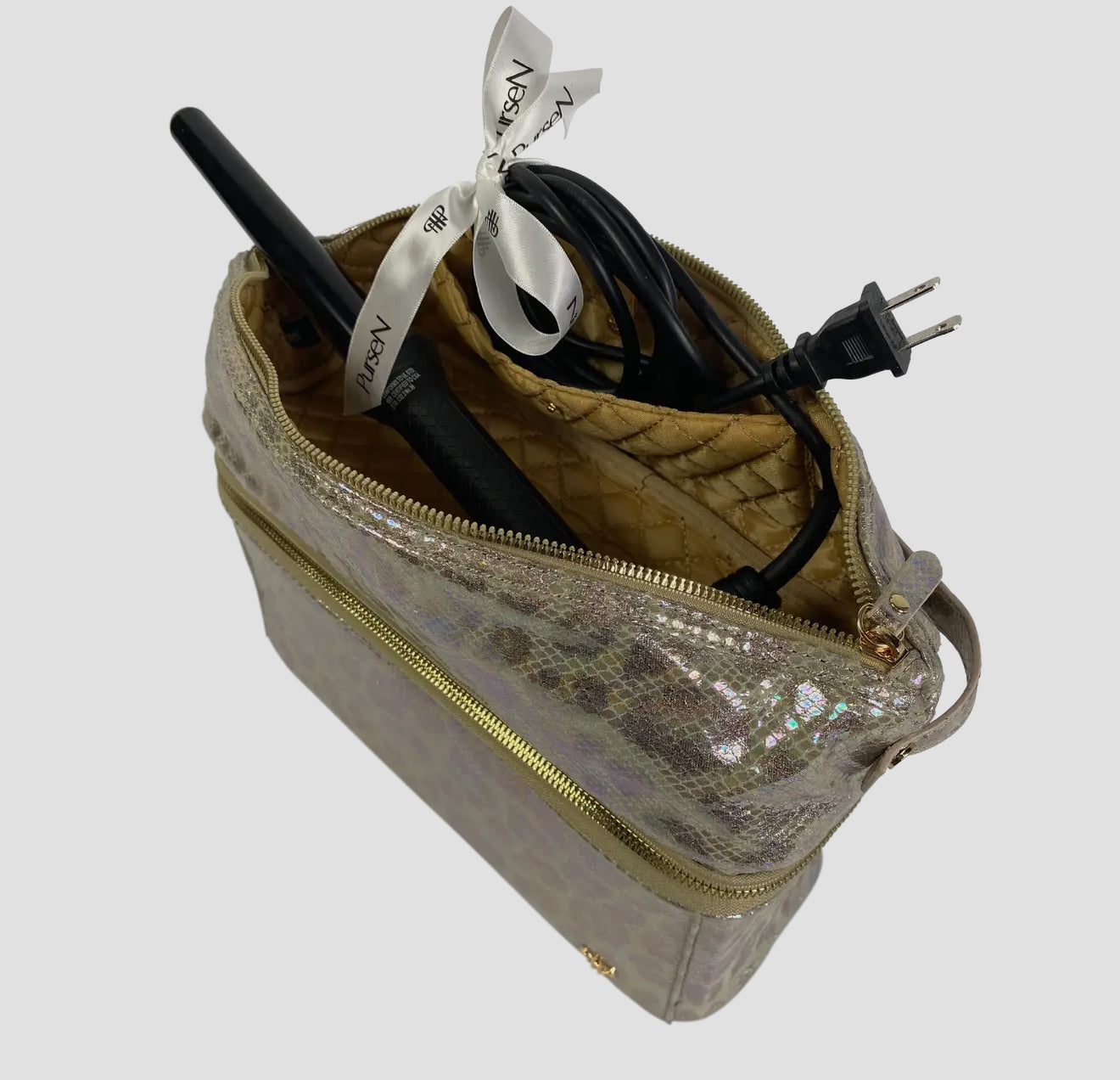 Stylist Travel Bag - Glimmer Leopard PurseN