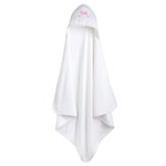 Load image into Gallery viewer, Little English Hooded Towel - with Pink Bow
