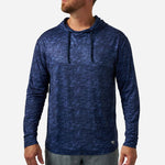 Load image into Gallery viewer, Burlebo Performance Hoodie - Marsh Camo - Navy
