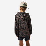 Load image into Gallery viewer, Burlebo Youth Performance Hoodie - Bendita Camo
