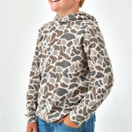 Load image into Gallery viewer, Burlebo Youth Thermal Hoodie - Classic Deer Camo
