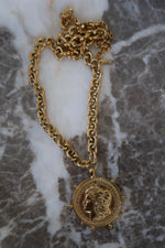 Load image into Gallery viewer, GOLD COIN NECKLACE
