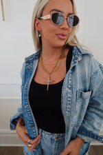 Load image into Gallery viewer, LUXE CROSS NECKLACE
