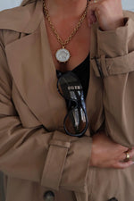 Load image into Gallery viewer, TWO TONED COIN NECKLACE
