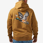 Load image into Gallery viewer, Fleece Hoodie-On The Fly-Lt Brown
