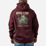 Load image into Gallery viewer, Fleece Hoodie-Field Companion-Maroon
