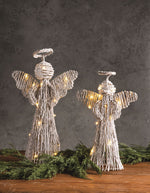 Load image into Gallery viewer, Small Light-Up Rattan Angel
