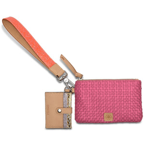 Consulea Pink Combi Wristlet