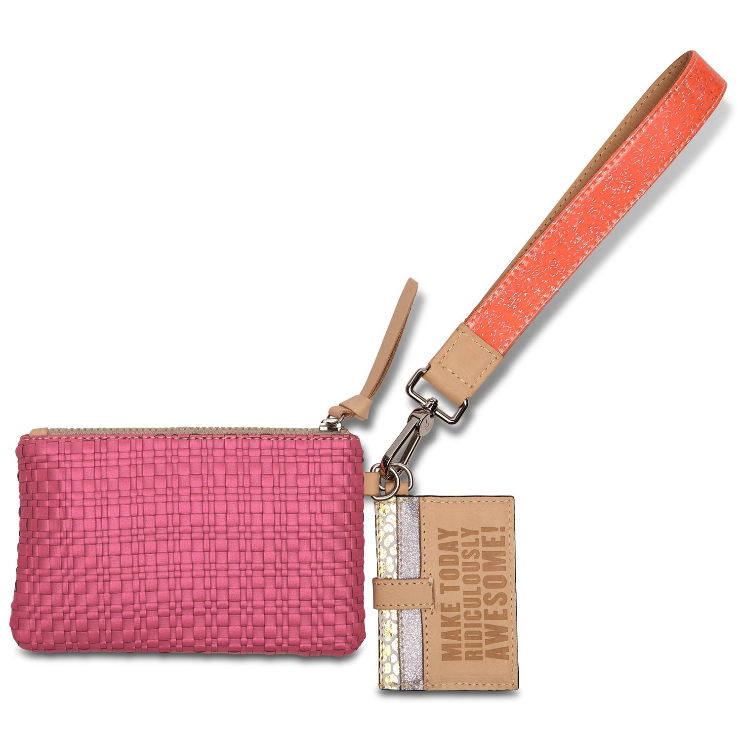 Consulea Pink Combi Wristlet