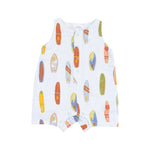 Load image into Gallery viewer, Angel Dear Sleeveless Vintage Surfboard Romper Shortie
