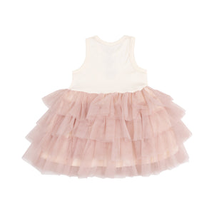 Angel Dear Bow Sleeveless Tutu Tulle Dress