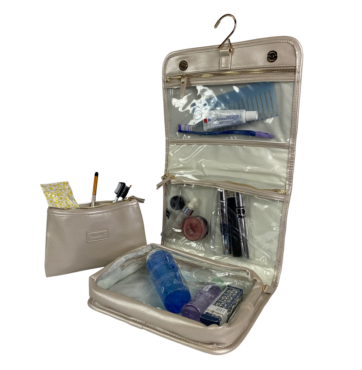 Getaway Toiletry Case - Pearl Quilted