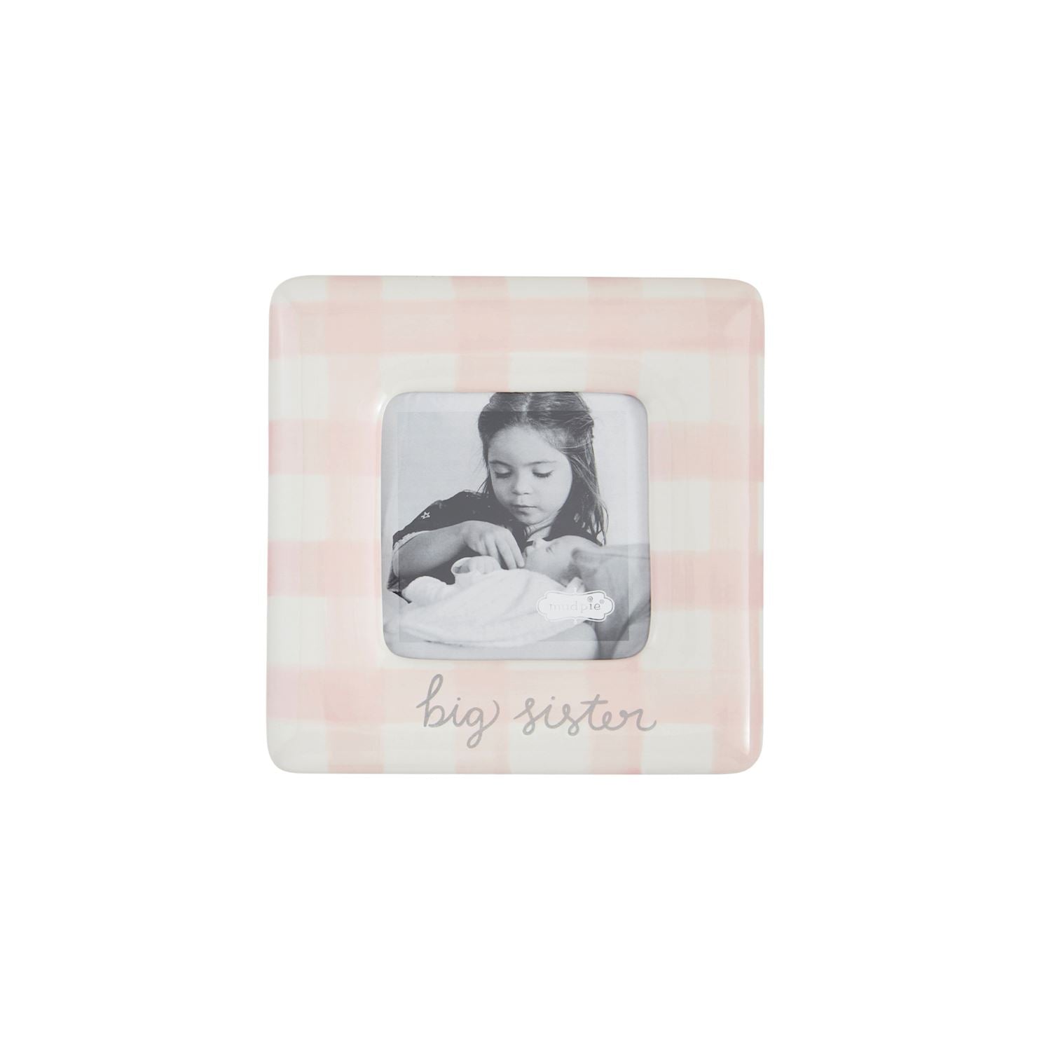 Mud Pie Gingham Big Sis Frame