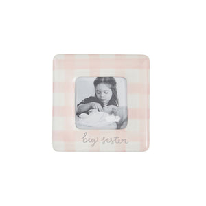Mud Pie Gingham Big Sis Frame