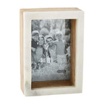 Load image into Gallery viewer, Mud Pie 5 X 7 Wood Marble Shadow Frame
