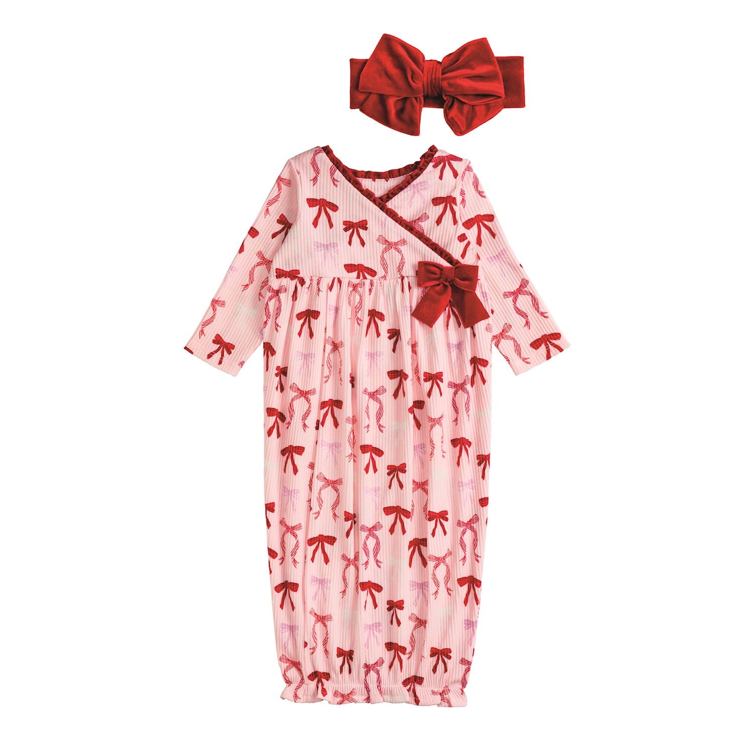 Mud Pie Christmas Bow Take-Me-Home Set
