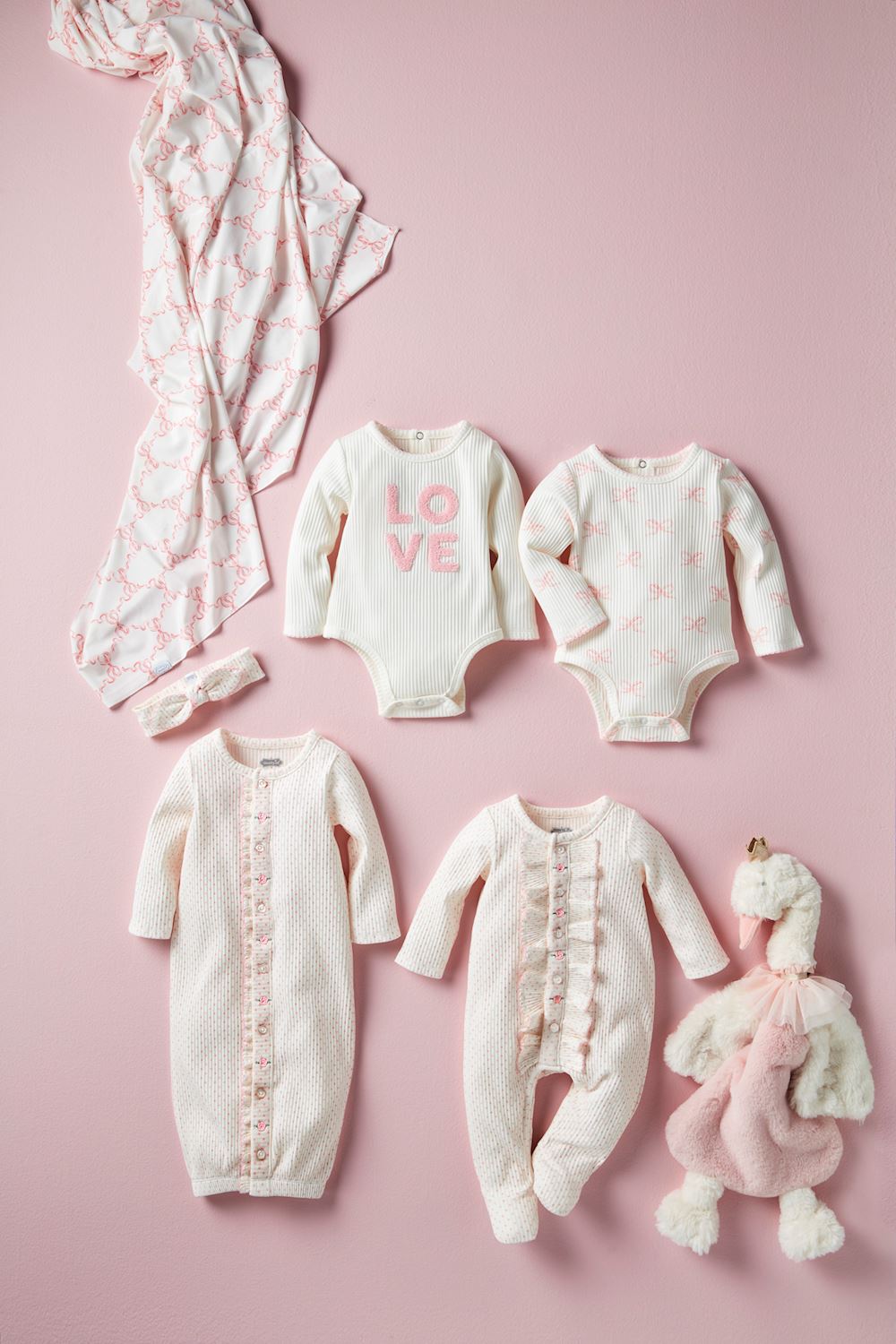 Mud Pie Rosette Dot Take-Me-Home-Set